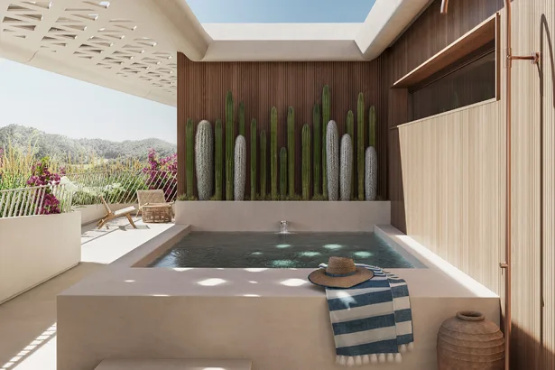 plunge pool sphere penthouse