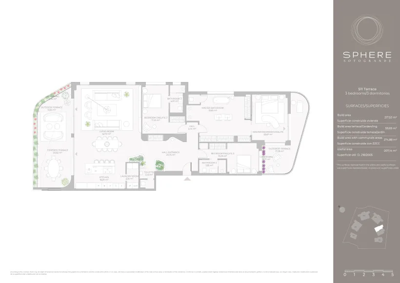 Sphere Sotogrande terrace first floor